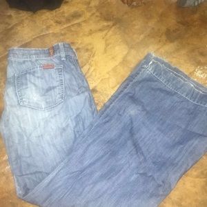RARE 7 For All Mankind flare trouser jeans